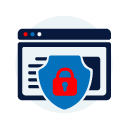 facility threat and vulnerability icon